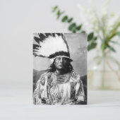 Carte Postale Portrait Vintage amérindien (Debout devant)