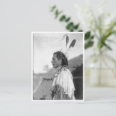 Carte Postale Portrait Vintage amérindien (Debout devant)