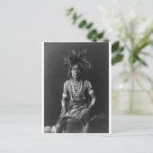 Carte Postale Portrait Vintage amérindien (Debout devant)