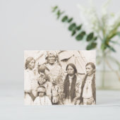 Carte Postale Portrait Vintage amérindien (Debout devant)