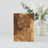 Carte Postale Portrait Vintage amérindien (Debout devant)