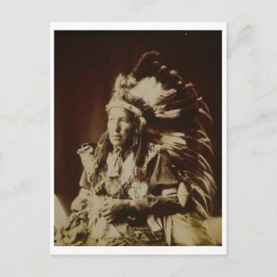 Carte Postale Portrait Vintage amérindien