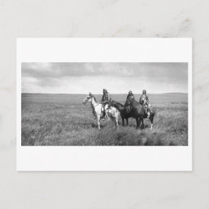 Carte Postale Portrait Vintage amérindien