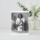 Carte Postale Portrait Vintage amérindien (Debout devant)