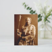 Carte Postale Portrait Vintage amérindien (Debout devant)