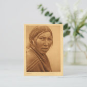 Carte Postale Portrait Vintage amérindien (Debout devant)