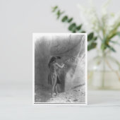 Carte Postale Portrait Vintage amérindien (Debout devant)