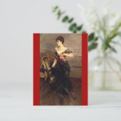 Carte Postale Portrait vintage - Boldini (Debout devant)