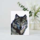 Carte Postale Portrait Wolf (Debout devant)