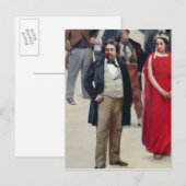 Carte Postale Portraits d'artistes et d'acteurs (Devant / Derrière)