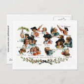 Carte Postale Portraits de bataille de Bunker Hill (Devant / Derrière)