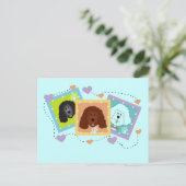 Carte Postale Portraits de chiens T-shirts et cadeaux (Debout devant)