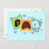 Carte Postale Portraits de chiens T-shirts et cadeaux (Devant / Derrière)