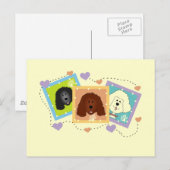 Carte Postale Portraits de chiens T-shirts et cadeaux (Devant / Derrière)