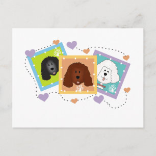 Carte Postale Portraits de chiens T-shirts et cadeaux