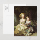 Carte Postale Portraits d'enfance de Marie-Therese-Charlotte (Devant / Derrière)