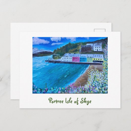 Carte Postale Portree île de Skye (Devant / Derrière)
