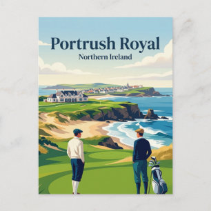 Carte Postale Portrush Royal Golf Club Irlande du Nord