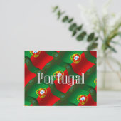 Carte Postale Portugal - Drapeau (Debout devant)