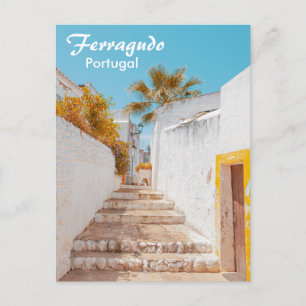 Carte Postale Portugal Ferragudo dans les vieux escaliers de l'A