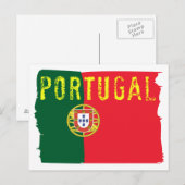 Carte postale Portugal Flag (Devant / Derrière)