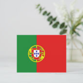Carte postale Portugal Flag (Debout devant)