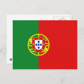 Carte postale Portugal Flag (Devant / Derrière)