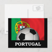 Carte Postale Portugal Football (Devant / Derrière)
