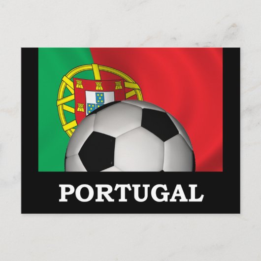 Carte Postale Portugal Football (Devant)