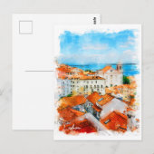 Carte Postale Portugal, Lisbonne, Ville (Devant / Derrière)