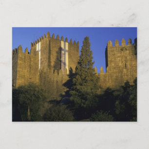 Carte Postale Portugal, Minho, Guimaraes. Château de Sao