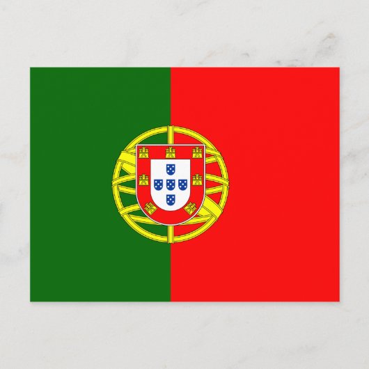 Carte Postale Portugal National World Flag (Devant)