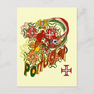 Carte Postale Portugal Soccer Futebol