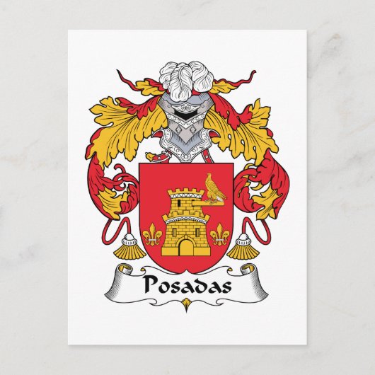 Carte Postale Posadas Famille Crest (Devant)