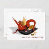 Carte Postale Poscard de fin d'études pour le dragon royal (Devant / Derrière)