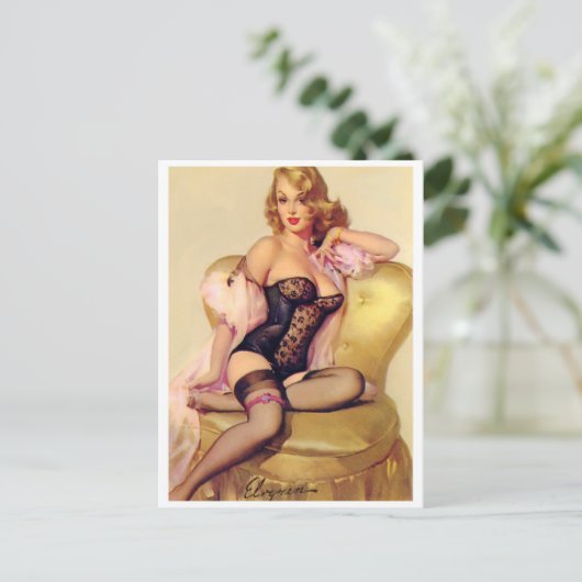 Carte Postale Pose assise (Debout devant)