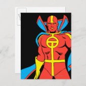 Carte Postale Pose de tornade rouge (Devant / Derrière)