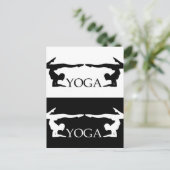 Carte Postale Pose de yoga - Niveau avancé (Debout devant)