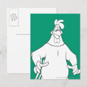 Carte Postale Pose debout Foghorn Leghorn (Devant / Derrière)