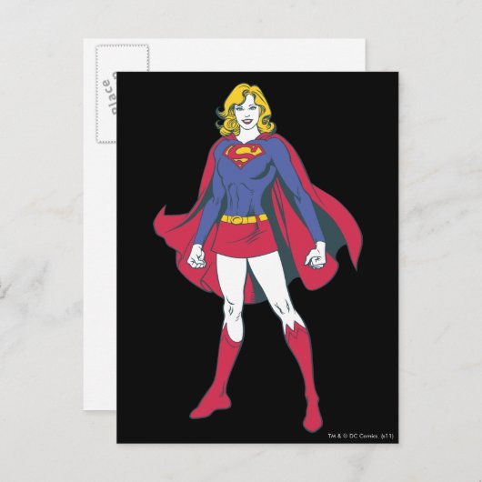 Carte Postale Pose Supergirl 2 (Devant / Derrière)
