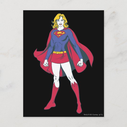 Carte Postale Pose Supergirl 2 (Devant)