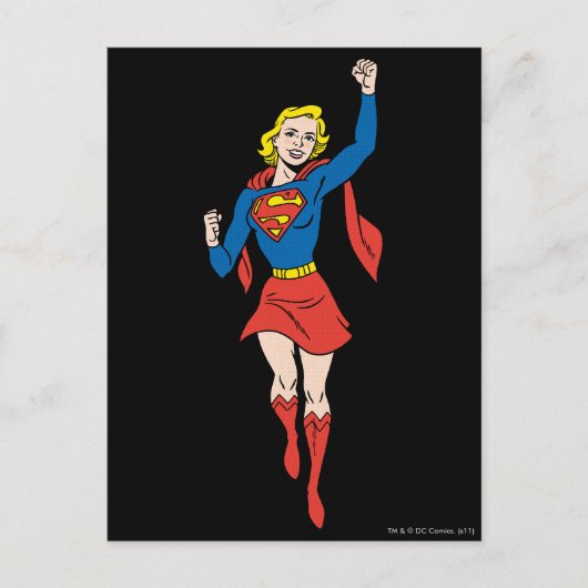 Carte Postale Pose Supergirl 4 (Devant)