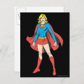 Carte Postale Pose Supergirl 5 (Devant / Derrière)