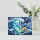 Carte Postale Poseidon God of the Sea (Debout devant)