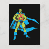 Carte Postale Poses Martian Manhunter (Devant)