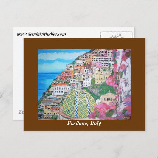 Carte postale Positano (Devant / Derrière)