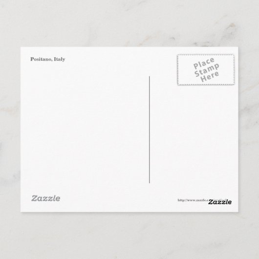 Carte postale Positano (Dos)