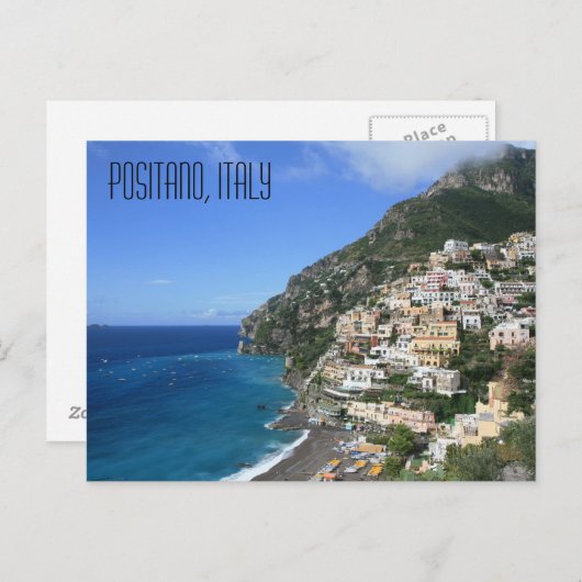 Carte Postale Positano, Italie (Devant / Derrière)