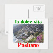 Carte Postale Positano Italie (Devant / Derrière)