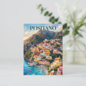 Carte Postale Positano Italie (Debout devant)